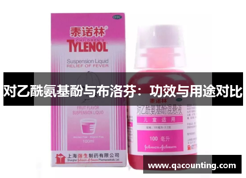 对乙酰氨基酚与布洛芬：功效与用途对比